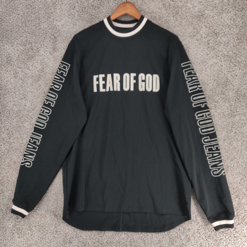 Fear of God Jersey Shirt Fifth Collection 2017 Mens Small FOG Long Sleeve Hits